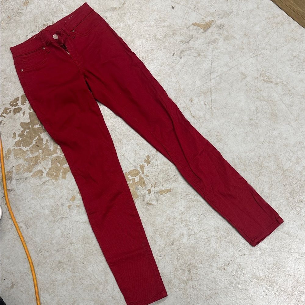 Cherry Red GAP Legging Jean - Skinny Jeans - Size 2 LIKE NEW